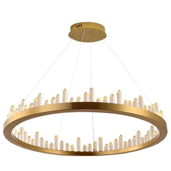 Imagem de Pendente Roca Dourado 120cm 36W 3000K Led - BC003G - Bella