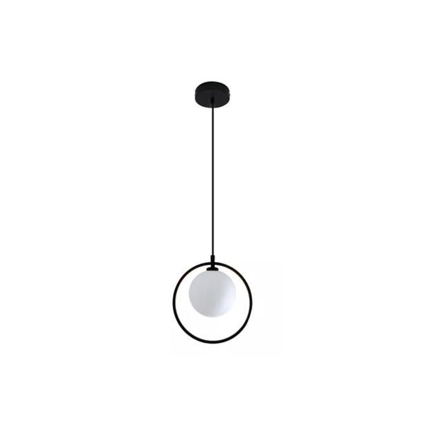 Imagem de Pendente Sfera Preto 26Cm X3Cm 5W G9