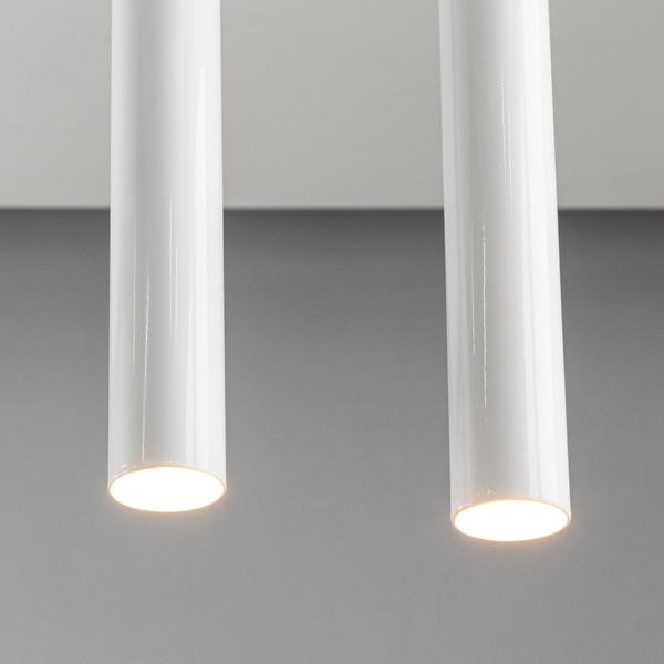 Imagem de Pendente Tubo Duplo Alumínio Branco P/ LED MR11 GU10 ST1697