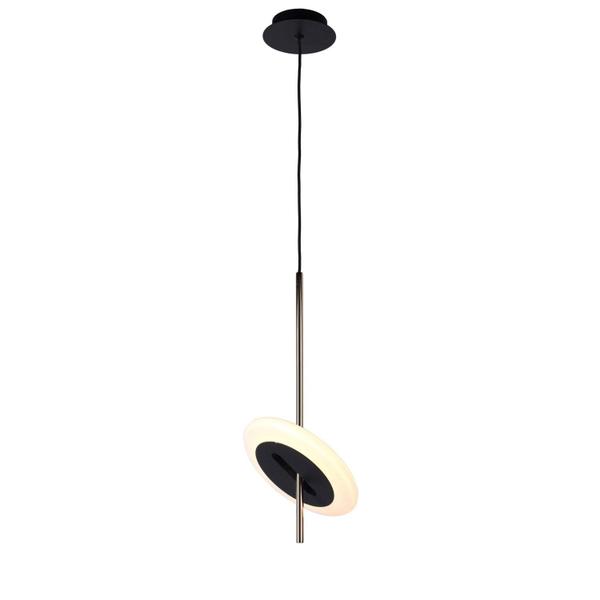 Pendente Uno 20x43cm Led Integrado 6w Ip20 Preto - Bella Iluminação Imagem de Pendente Uno 20x43cm Led Integrado 6w Ip20 Preto