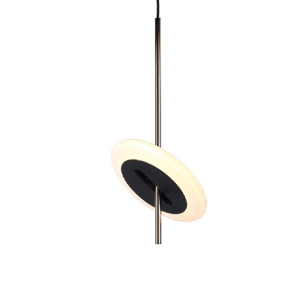 Pendente Uno 20x43cm Led Integrado 6w Ip20 Preto - Bella Iluminação Imagem de Pendente Uno 20x43cm Led Integrado 6w Ip20 Preto