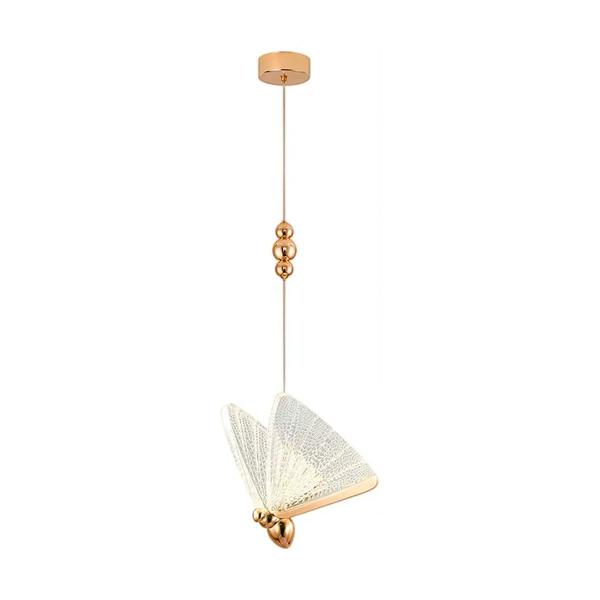 Imagem de Pendente Wing Borboleta Dourado 20cm 5W 3000K Bivolt - GMH - P-Wing-Gold