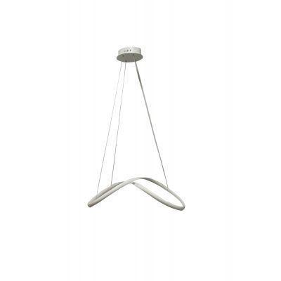 Imagem de Pendente Zig 88cm X 32cm X 22cm 1 X Led 52w Branco Bella TP002