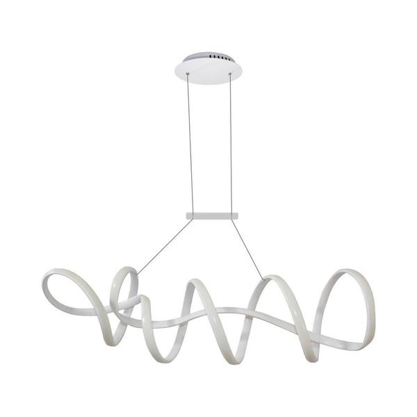 Imagem de Pendente Zig Branco 84cm LED 73W 3000K Bivolt TP003 Bella