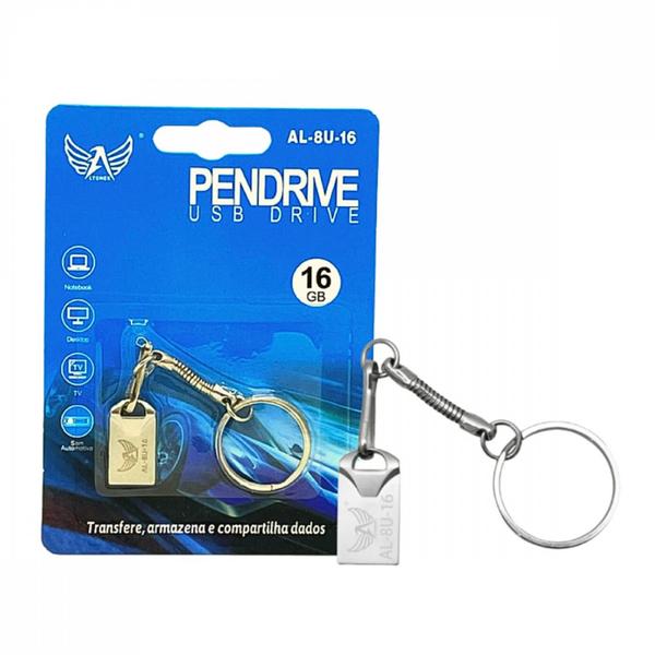 Imagem de Pendrive Chaveiro 16GB Unidade Flash USB de Alta Velocidade