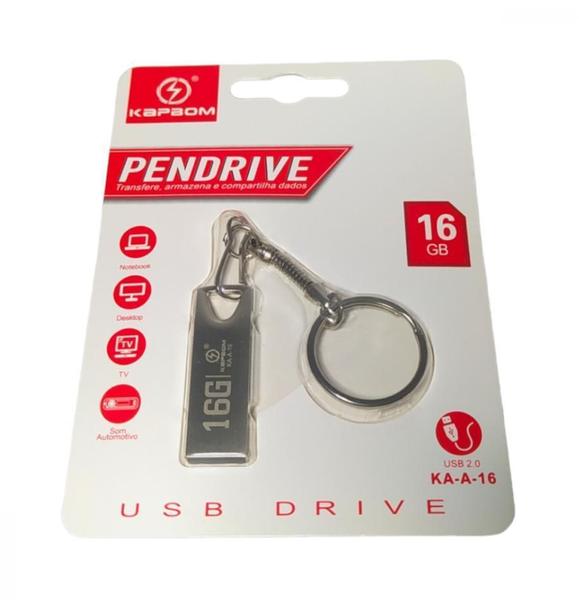 Imagem de Pendrive Kapbom 16GB USB 2.0 Transfere e Armena Dados