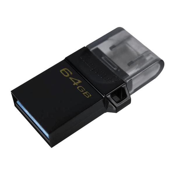 Imagem de Pendrive Kingston Microduo 3 G2 DTDUO3G2/64GB 64GB / USB 3.2 - Preto