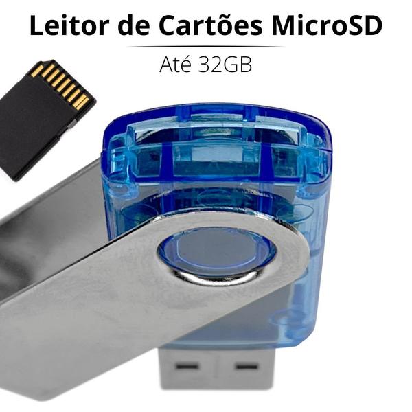 Imagem de Pendrive Leitor De Cartão De Memória Micro Sd Tf USB 2.0