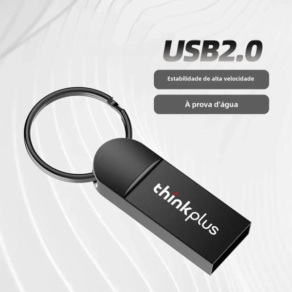 Imagem de Pendrive Lenovo 64GB com Chaveiro - USB 2.0