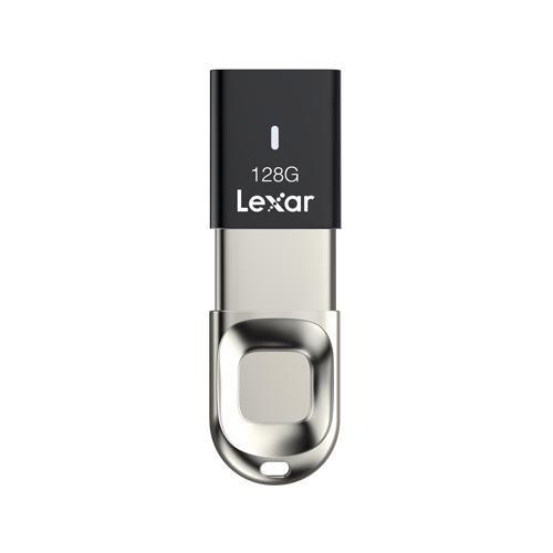 Imagem de Pendrive Lexar Jumpdrive Fingerprint F35 128gb 3.0 Preto