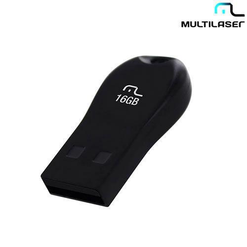 Imagem de PenDrive Mini 16GB USB Preto - PD771 Multilaser