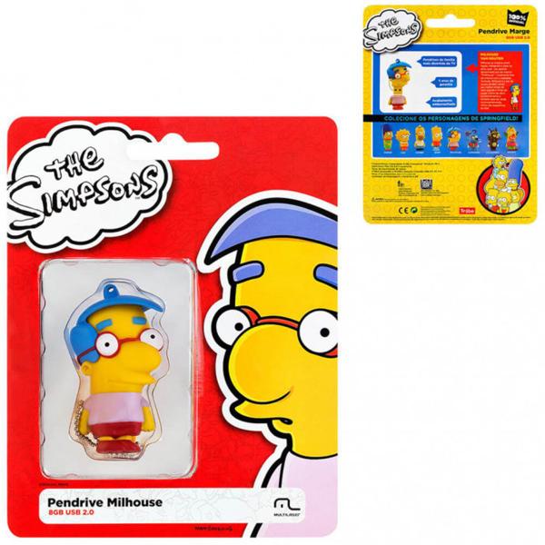 Imagem de Pendrive Multilaser Simpsons Milhouse 8gb Usb Pd075