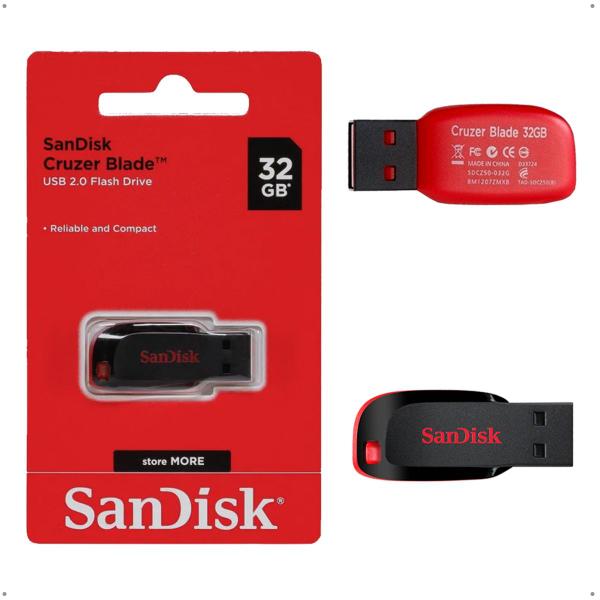 Imagem de Pendrive sandisk cruzer blade 32gb