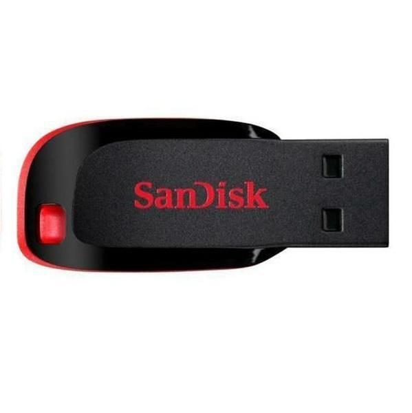 Pendrive Sandisk Cruzer Blade Z50 64Gb Imagem de Pendrive Sandisk Cruzer Blade Z50 64Gb