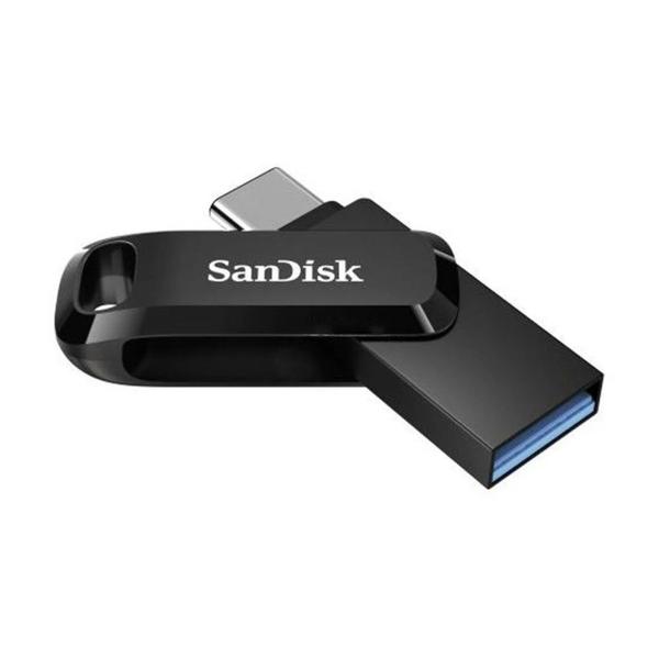 Imagem de Pendrive Sandisk Ultra Dual Drive 128GB / Tipo-C / USB 3.0 - Preto (SDDDC3-128G-G46)