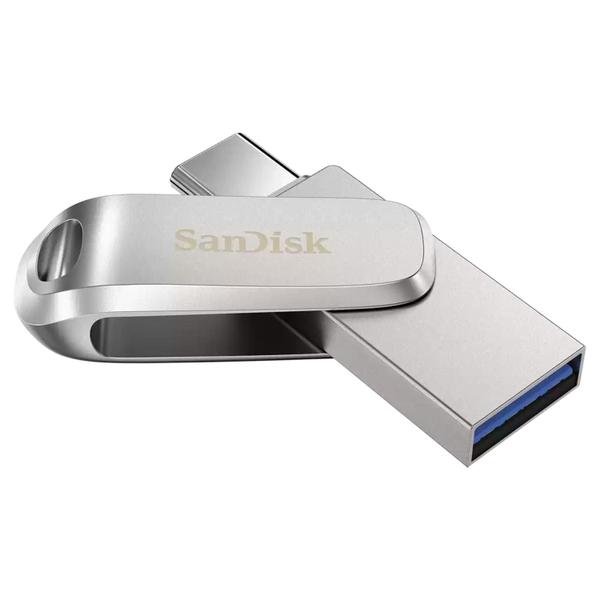 Imagem de Pendrive Sandisk Ultra Dual Drive 128GB / Tipo-C / USB 3.0 - (SDDDC4-128G-G46)