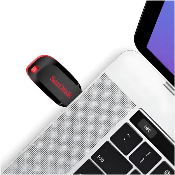 Imagem de Pendrive Sandisk USB 2.0 Z50 Mini - 16GB, 32GB, 64GB e 128GB