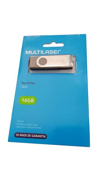 Imagem de Pendrive Twist Preto 16 GB Multilaser PD588