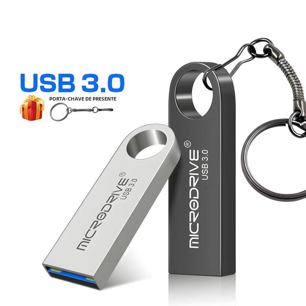 Imagem de Pendrive USB 3.0 de Metal - Alta Capacidade (32GB a 512GB)