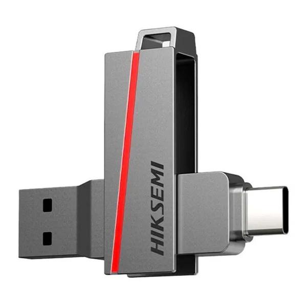 Imagem de Pendrive Usb 3.2 Dual Slim 128Gb Hiksemi