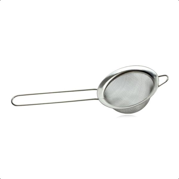 Imagem de Peneira Coador Aço Inox Confeitaria Farinha Cozinha 8,5 cm