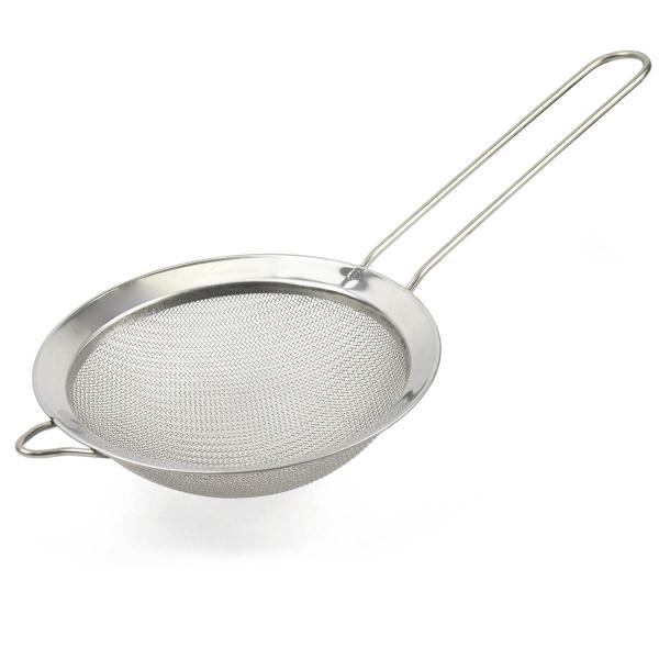 Imagem de Peneira Coador Aço Inox Utensílio Para Polvilhar De Cozinha 12cm