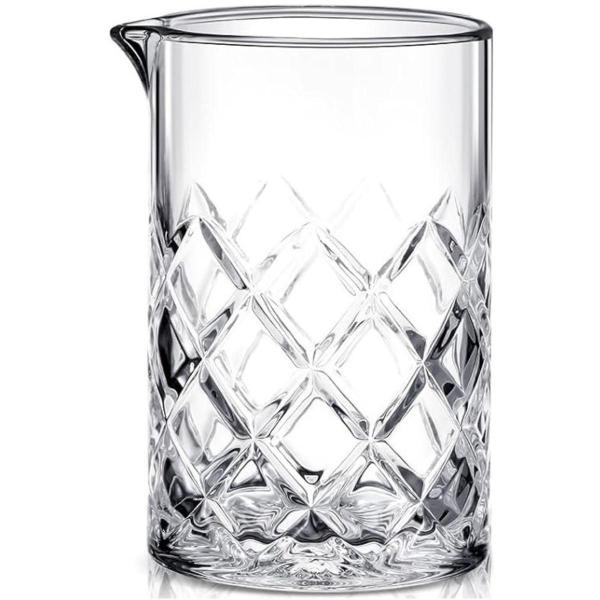 Imagem de Peneira Conica 8Cm Haste Dobrada + Mixing Glass Vidro Barpro