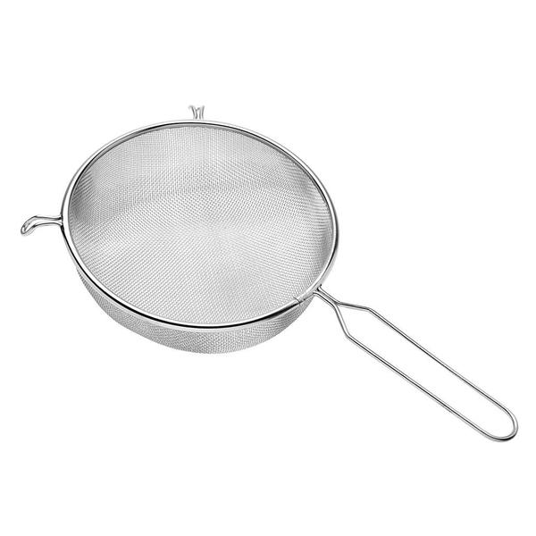 Imagem de Peneira De Cozinha Coar Inox 18cm Polvilhar Escorrer Massas