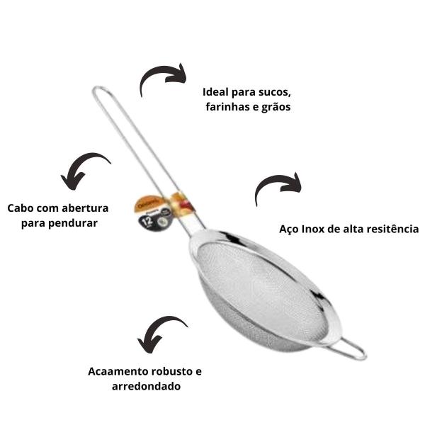 Imagem de Peneira de Inox 12 cm