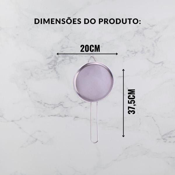 Imagem de Peneira Inox 20 Cm - Ad