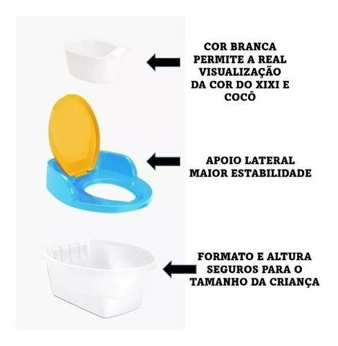 Imagem de Penico Transição 2x1 Infantil Baby Land + Mictório Sapo