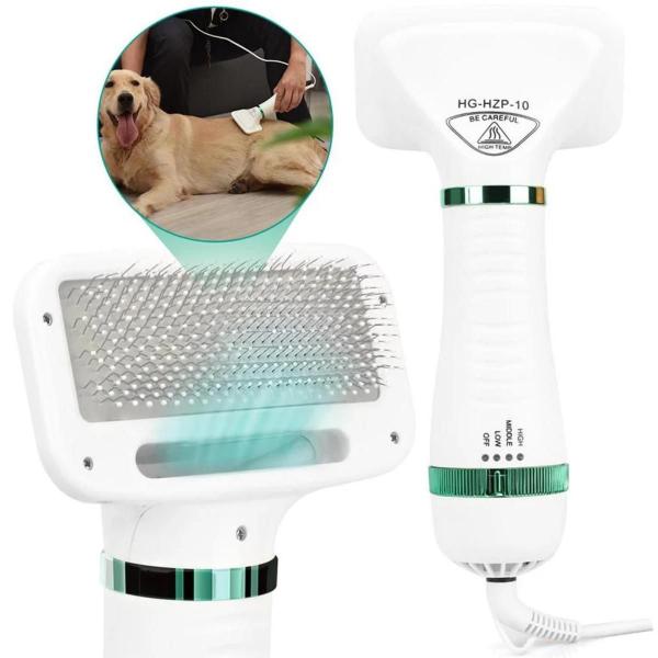 Imagem de Pente Secador Pet - Profissional Banho Tosa Cachorro Gato 110V ideal para uso frequente