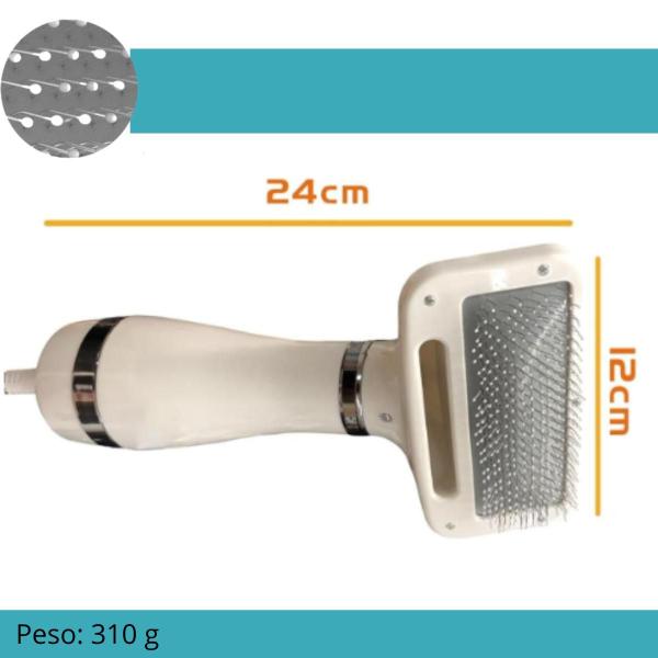 Imagem de Pente Secador Pet - Profissional Banho Tosa Cachorro Gato 110V leve para transportar