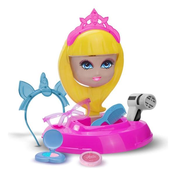 Penteadeira Infantil Meg Doll Pink - Magic Toys Imagem de Penteadeira Infantil Meg Doll Pink - Magic Toys