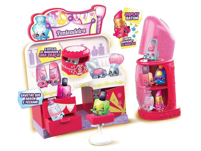 Imagem de Penteadeira Moda Fashion Shopkins - com Acessórios DTC