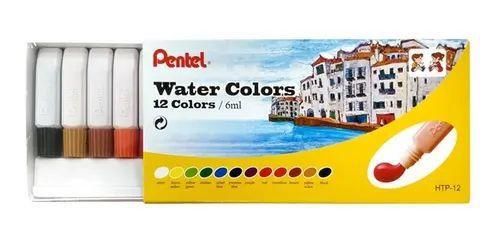 Imagem de Pentel Water Colors - Tinta Aquarela Tubo - 12 Cores