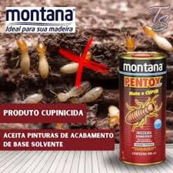 Imagem de Pentox Cupim Mata Cupins Brocas e Formigas Base Agua 900ml Montana Madeira