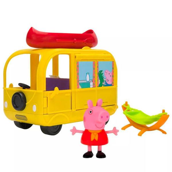 Peppa Pig - Playset Van Para Acampar + Figura Peppa - Sunny Imagem de Peppa Pig - Playset Van Para Acampar + Figura Peppa - Sunny