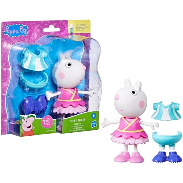 Imagem de Peppa Suzy Sheep Estilos Divertidos Hasbro Troca Roupinha