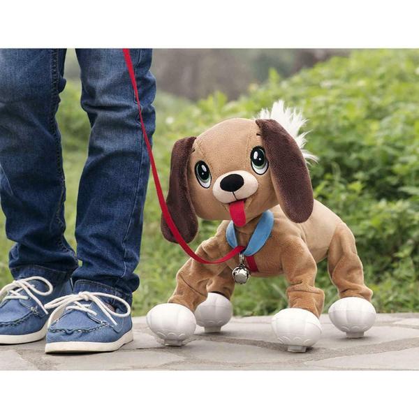 Imagem de Peppy Pets Walking Brown Mutt Dog Sem baterias necessárias Filhote de cachorro