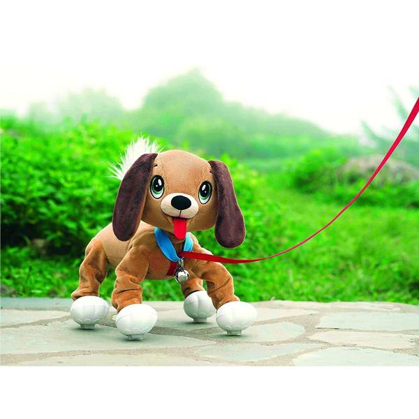 Imagem de Peppy Pets Walking Brown Mutt Dog Sem baterias necessárias Filhote de cachorro
