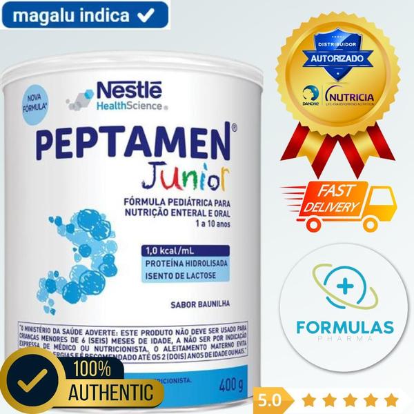 Imagem de PEPTAMEN JUNIOR  Baunilha Pó  400g ---