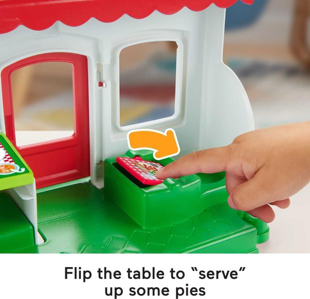 Pequenas Pessoas entregamos pizzaria, pizza kitchen playset com veículo de brinquedo push-along e figuras para crianças e crianças pré-escolares de 1 a 5 anos - Fisher-Price Imagem de Pequenas Pessoas entregamos pizzaria, pizza kitchen playset com veículo de brinquedo push-along e figuras para crianças e crianças pré-escolares de 1 a 5 anos