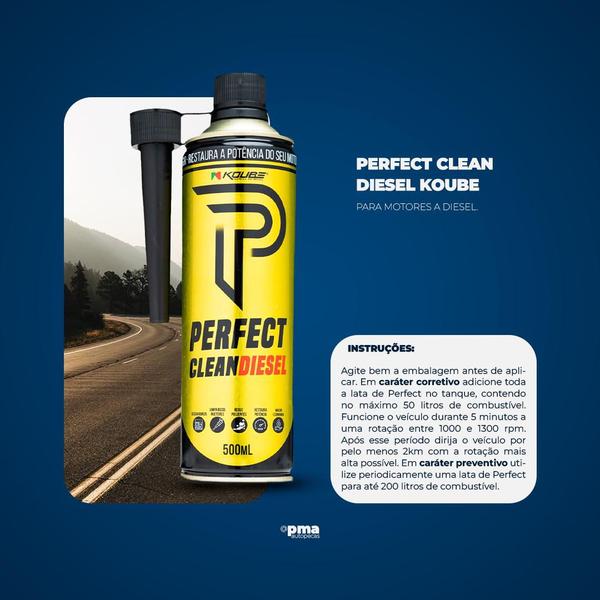 Imagem de Perfect Clean Diesel - Koube  500ML Via Tanque - 04 Unid