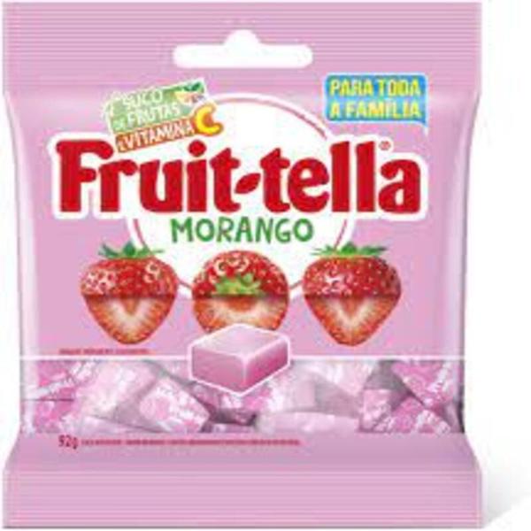 Perfetti Bala Fruitella Bag Morango - Van Melle Imagem de Perfetti Bala Fruitella Bag Morango
