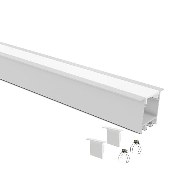 Perfil De Embutir Taschibra Para Fita Led Apex 35 - 1 Metro Imagem de Perfil De Embutir Taschibra Para Fita Led Apex 35 - 1 Metro