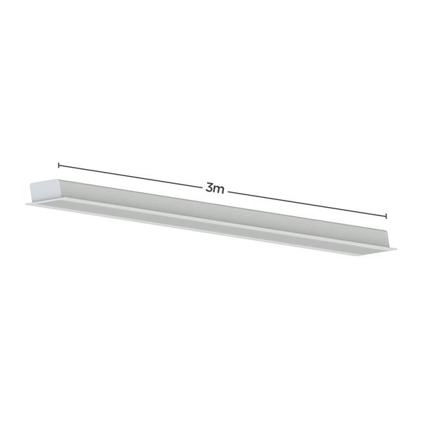 Perfil de Led de Embutir Save Energy LLS Flex II 3 Metros com LED 4000K Luz Neutra Imagem de Perfil de Led de Embutir Save Energy LLS Flex II 3 Metros com LED 4000K Luz Neutra