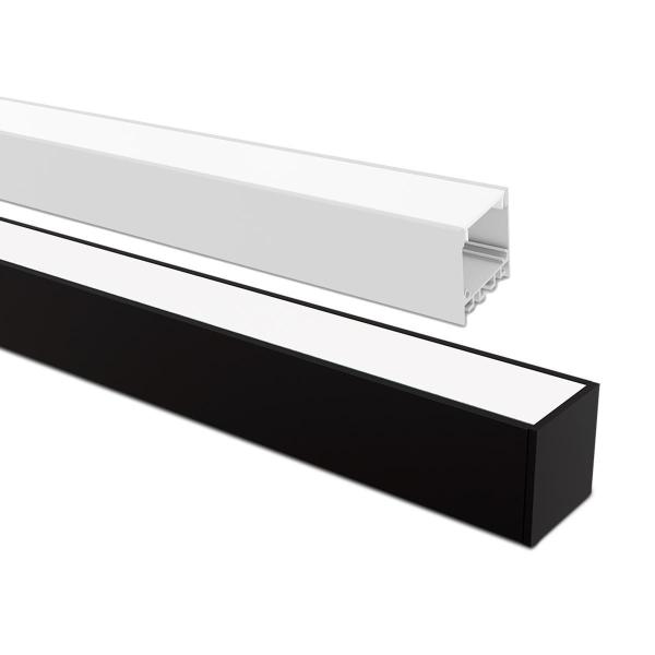 Perfil De Sobrepor Taschibra Para Fita De Led Spire 35 Com 1 Imagem de Perfil De Sobrepor Taschibra Para Fita De Led Spire 35 Com 1