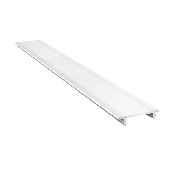 Imagem de Perfil Difusor Led Light de Embutir Na Cor Branco Para Fita de Led de 3000 Mm Led Line