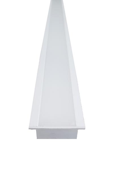 Perfil Embutir Slim 1m P/ Duas Fitas De Led 43mm Alumínio - Bela Home Imagem de Perfil Embutir Slim 1m P/ Duas Fitas De Led 43mm Alumínio